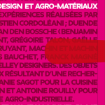 Design et agro-matériaux (collectif)
