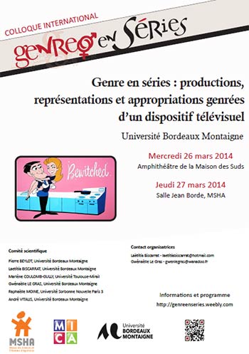 You are currently viewing Colloque international : Genre en séries