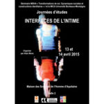 Journées d’études : Interfaces de l'intime