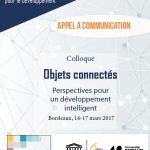 Appel à communication : colloque Objets connectés