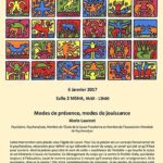 Modes de présence, modes de jouissance