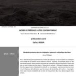 Modes de présence dans les cinétopies, le devenir archipélique des lieux