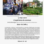 Séminaire IDEM 2016-2017 : L'expérience du commun