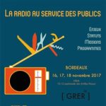 Colloque : La radio au service des publics