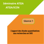 L'apport des études quantitatives aux recherches en SHS