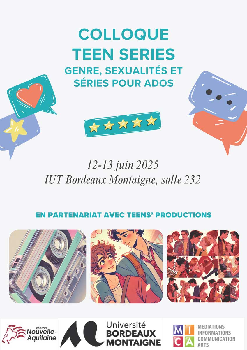 You are currently viewing Colloque Teen Series : Genre, Sexualités et Séries pour ados