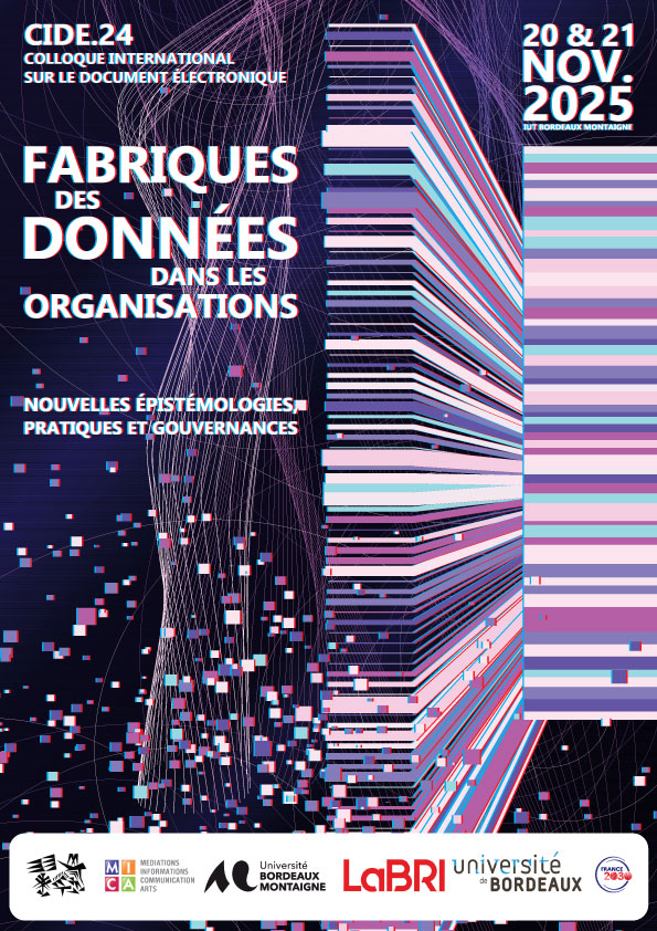 You are currently viewing CIDE.24 – Fabriques de données dans les organisations