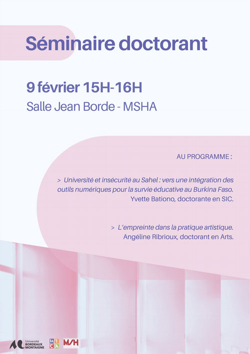 You are currently viewing Séminaire doctorant – 9 février