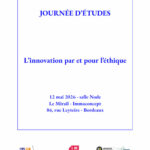 L’innovation par et pour l’éthique - Journée d'étude