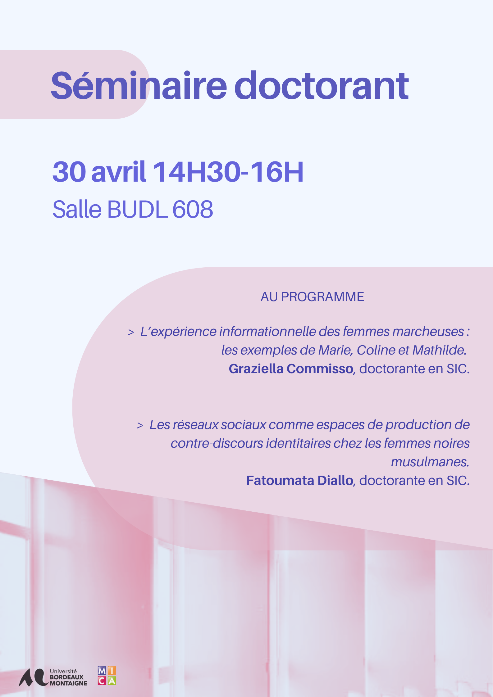 You are currently viewing Séminaire doctorant – 30 avril