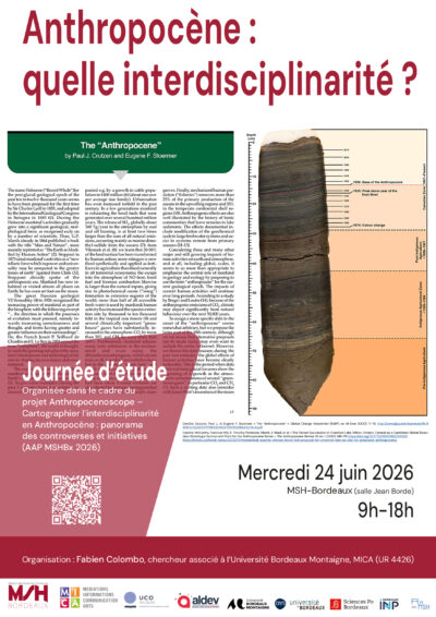 Anthropocène : quelle interdisciplinarité ?